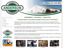 Tablet Screenshot of janderson.com.au